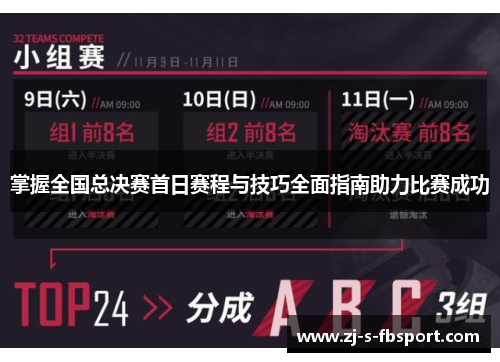 掌握全国总决赛首日赛程与技巧全面指南助力比赛成功